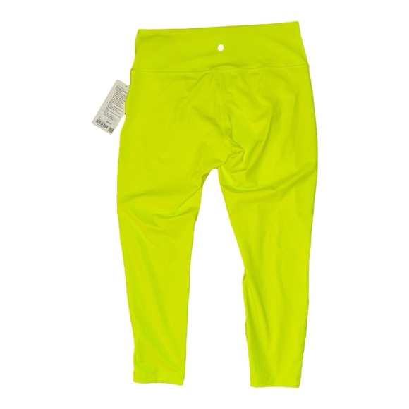 Lululemon Wunder Under High-Rise Tight 25", Highlight Yellow, Size 14 - Picture 5 of 10